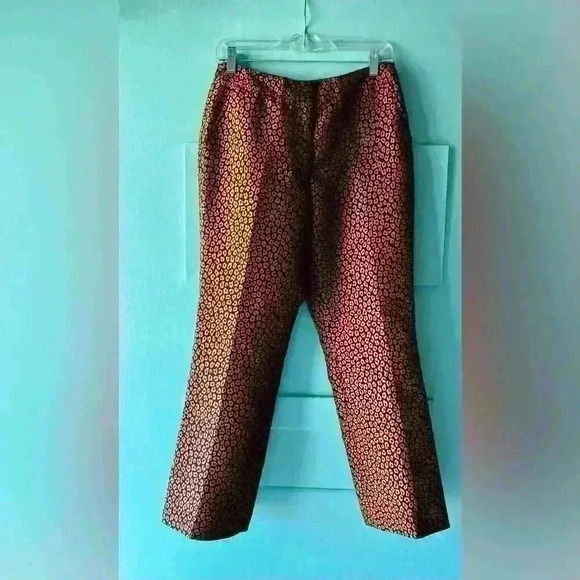 KATE SPADE - Jacquard Contemporary Cheetah Print Size 4 Pants. - Picture 1 of 12